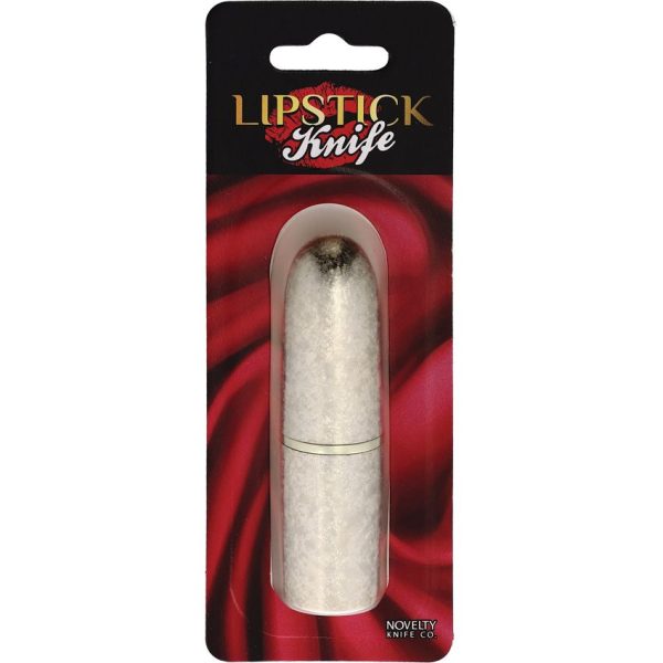 Novelty Cutlery Lipstick Knife Gold - Disguised