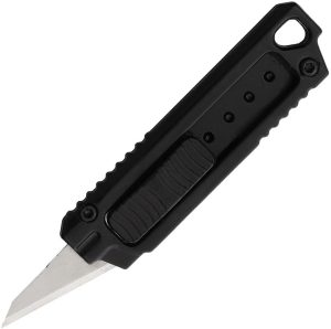 Novelty Cutlery Mini Knife - Black Aluminum