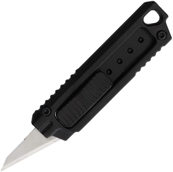 Novelty Cutlery Mini Knife - Black Aluminum