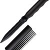 Novelty Cutlery Personal Safety Brush Knife Black
