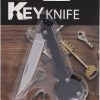 Novelty Cutlery Key Knife Black Stainless