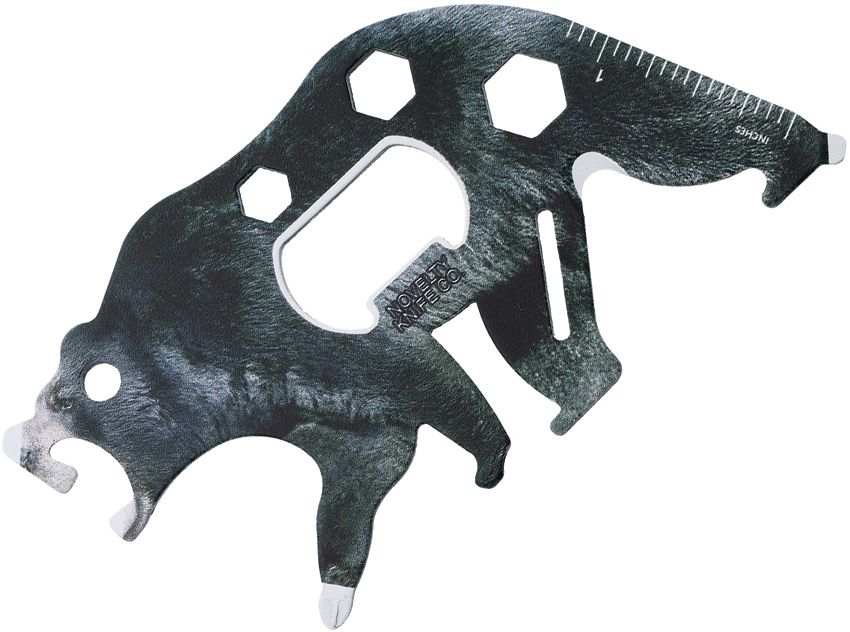 Novelty Cutlery Black Bear Tool 4" Multi-Tool with Ruler and Wrench