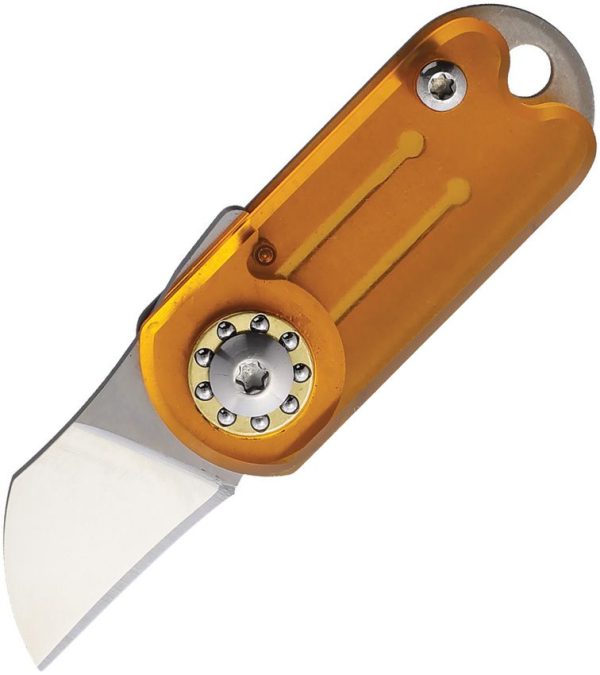 Novelty Cutlery Mini Key Ring Knife - Amber