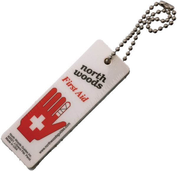 North Woods Field Guides First Aid Reference Tag