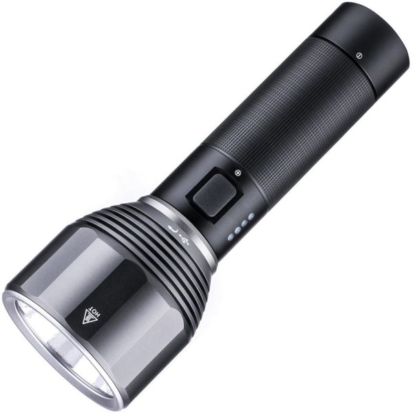 Nextorch E30 Flashlight 2000 Lumens Rechargeable Tactical Black