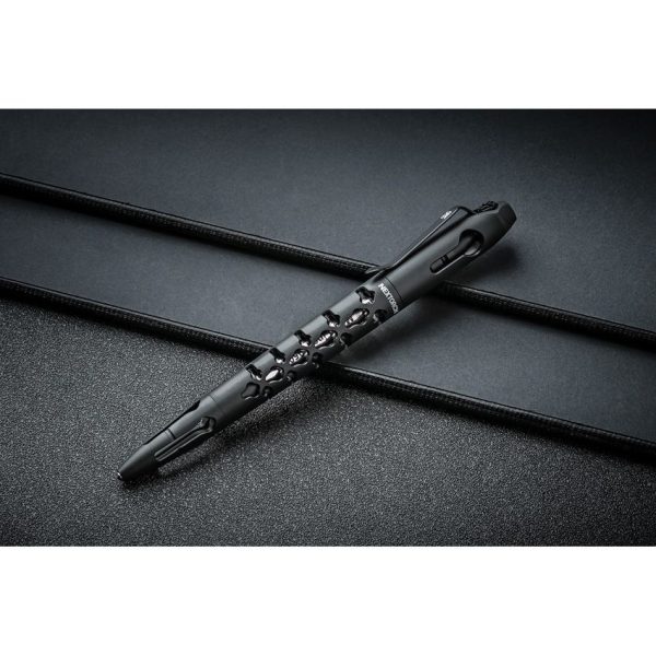 Nextorch Dino Bone Tactical Pen Black Glass Breaker CNC