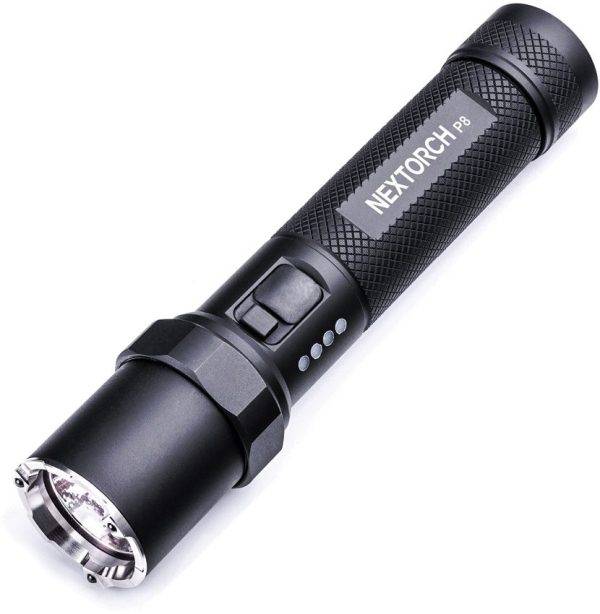 NXP8.jpg Nextorch P8 Flashlight - 1300 Lumens USB-C Rechargeable
