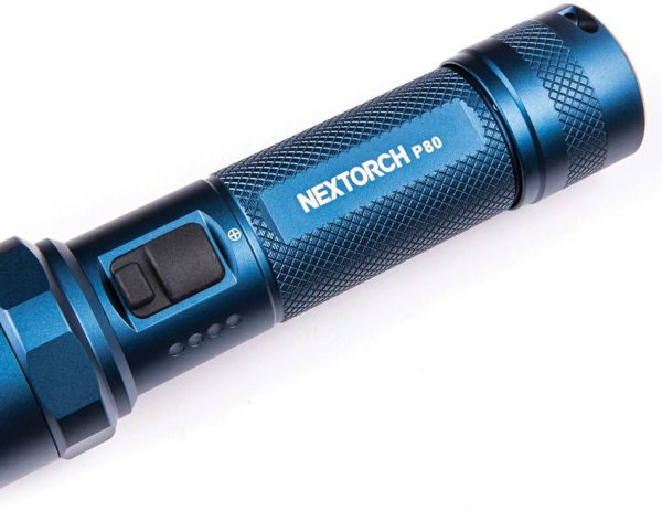 Nextorch P80 Tactical Flashlight - 2100 Lumens Blue