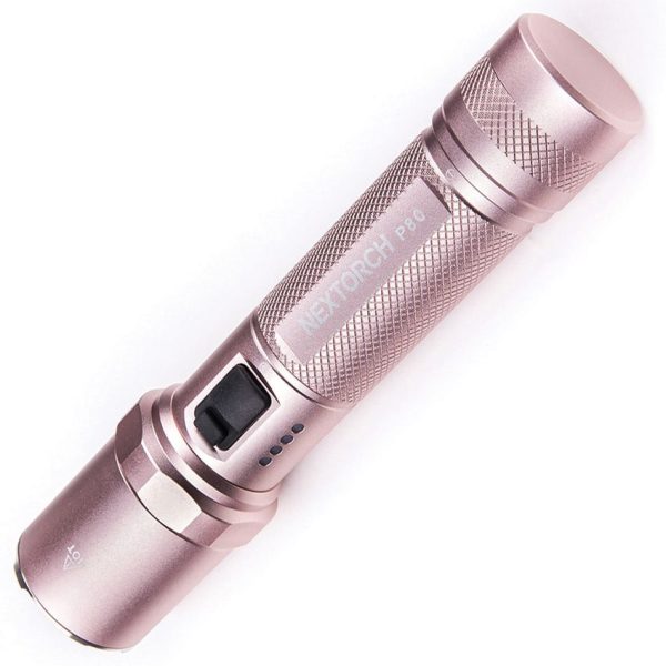 Nextorch P80 Tactical Flashlight - 2100 Lumens Pink