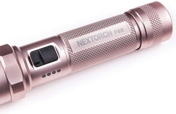 Nextorch P80 Tactical Flashlight - 2100 Lumens Pink
