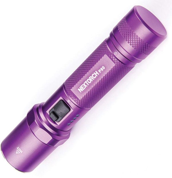 Nextorch P80 Tactical Flashlight - 2100 Lumens Purple