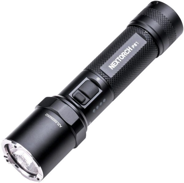 Nextorch P81 Tactical Flashlight 2600 Lumens Rechargeable Black