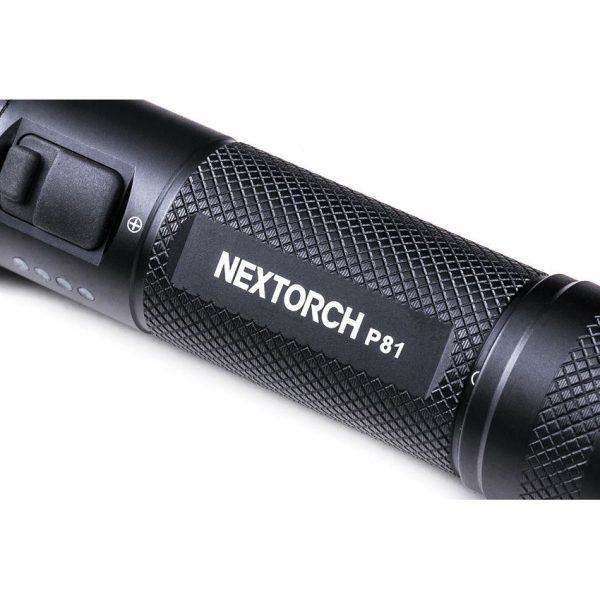 Nextorch P81 Tactical Flashlight 2600 Lumens Rechargeable Black