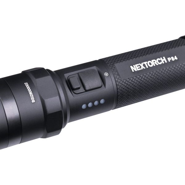 Nextorch P84 Tactical Flashlight 3000 Lumen Rechargeable Black