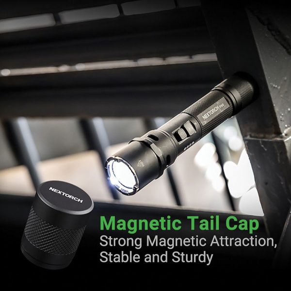 Nextorch P86 Tactical Flashlight - 1600 Lumens Whistle