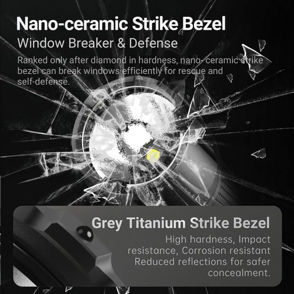 Nextorch TA30C Max Tactical Flashlight 3000 Lumens Black