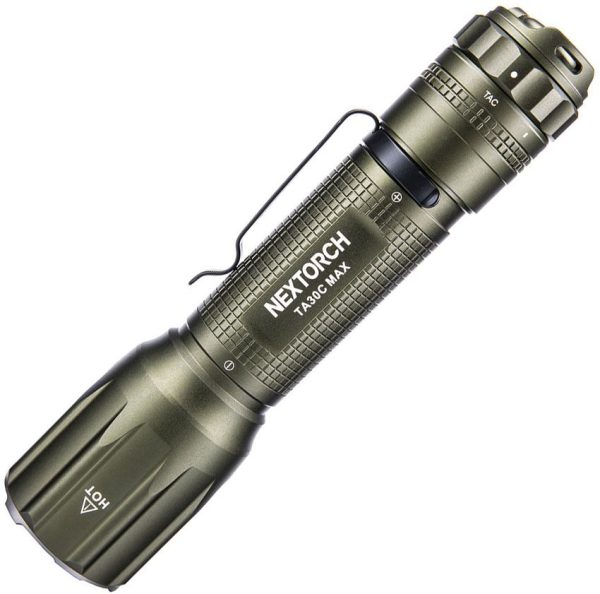 Nextorch TA30C Max Tactical Flashlight 3000 Lumens Carbon Green