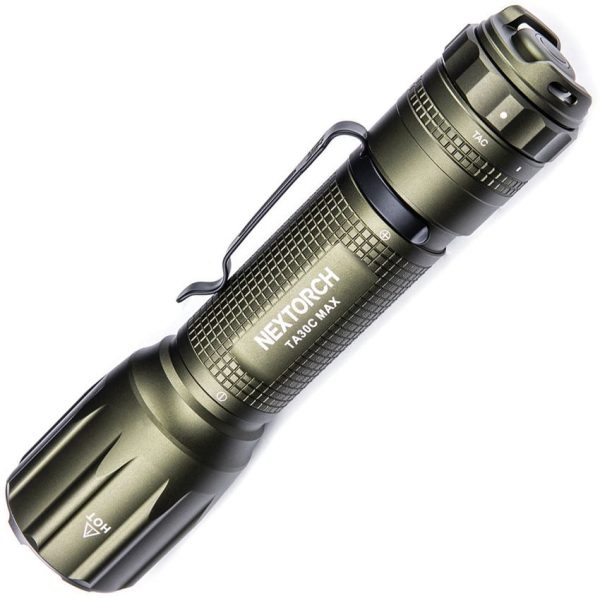 Nextorch TA30C Max Tactical Flashlight 3000 Lumens Carbon Green