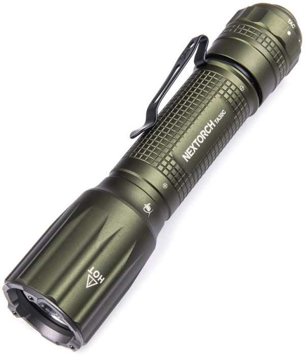 Nextorch TA30C Tactical Flashlight 1600 Lumens Carbon Green