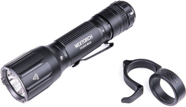 Nextorch TA30D Max Tactical Light 4000 Lumens Black Rechargeable