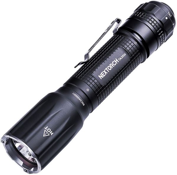 NXTA30W.jpg Nextorch TA30W Tactical Flashlight 1500 Lumens Black EDC