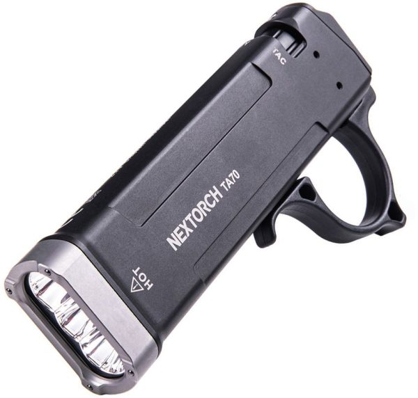 Nextorch TA70 Tactical Flashlight 1300 Lumens Rechargeable Black