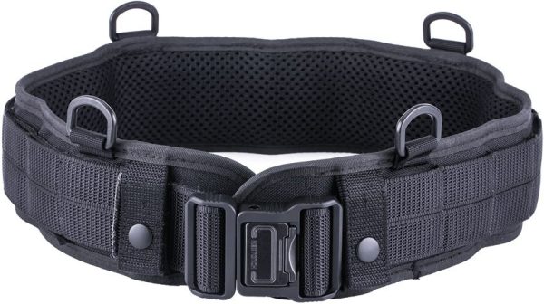 Nextorch Tactical MOLLE Belt Black Aluminum Buckle Adjustable