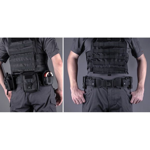 Nextorch Tactical MOLLE Belt Black Aluminum Buckle Adjustable