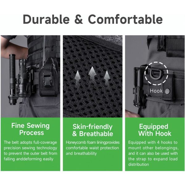 NXTEX11_add_04.jpg Nextorch TEX11 Modular Tactical Belt Quick-Draw MOLLE System