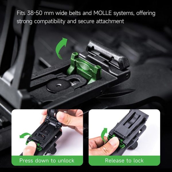 NXTEX11_add_06.jpg Nextorch TEX11 Modular Tactical Belt Quick-Draw MOLLE System