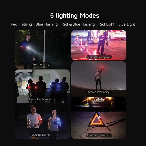 Nextorch UT51 Flashing Warning Slap Bracelet