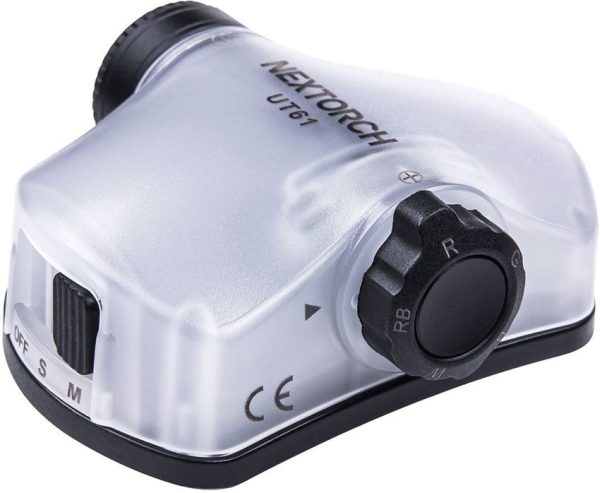 Nextorch UT61 Tactical Helmet Light White IR USB-C Rechargeable