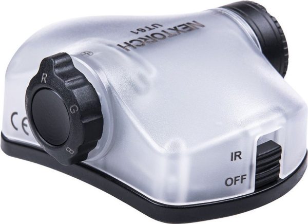 Nextorch UT61 Tactical Helmet Light White IR USB-C Rechargeable