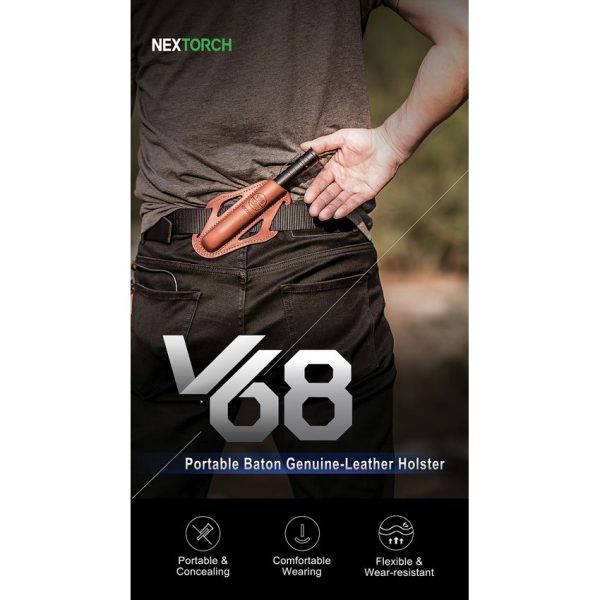 Nextorch NEX Baton Holster - Leather Brown