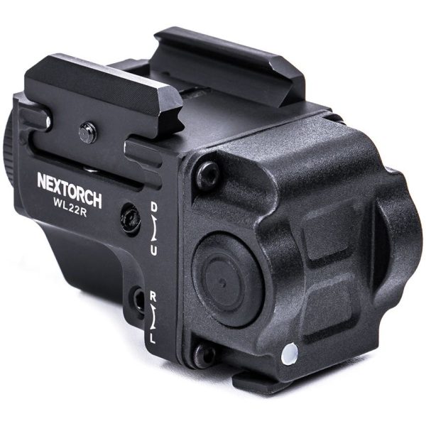 Nextorch WL22 Compact Weapon Light Black Tactical Rail Mount