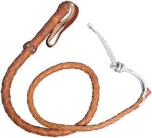 Denix Mini Top Grain Bullwhip 40 Inch - Tan