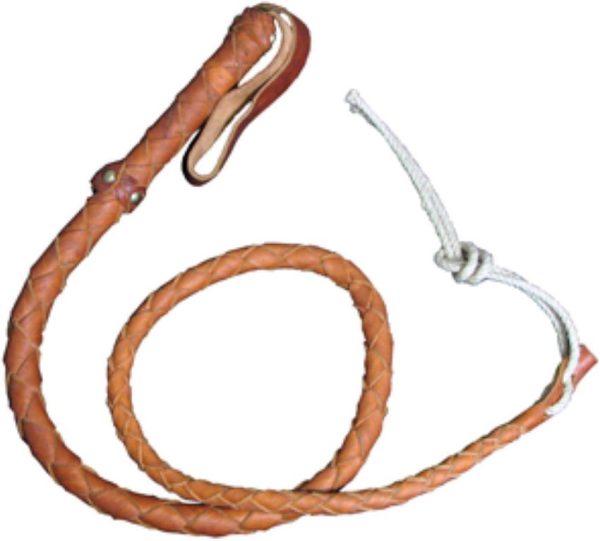 Denix Mini Top Grain Bullwhip 40 Inch - Tan