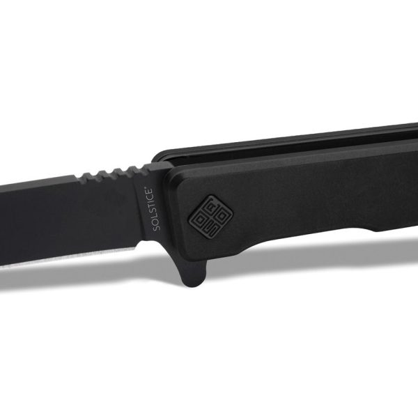 Ocaso Solstice Linerlock Black Titanium S35VN Folding Knife
