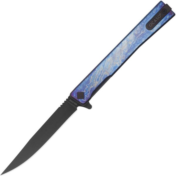 Ocaso Solstice Linerlock Folding Knife S35VN PVD Titanium