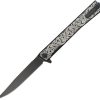 Ocaso Solstice Linerlock Folding Knife S35VN Black Titanium