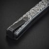Ocaso Solstice Linerlock Folding Knife S35VN Black Titanium