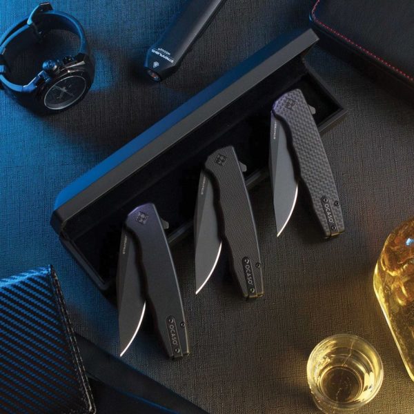 Ocaso Strategy Linerlock G10 - D2 Steel Black