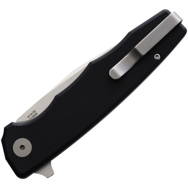 Ocaso Strategy Linerlock Black Folding Knife K110 Stainless