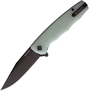 Ocaso Strategy Linerlock Jade G10 Folding Knife K110 Steel