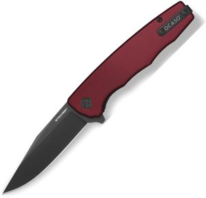 Ocaso Strategy Linerlock Red Black D2 Folding Knife 3.5"