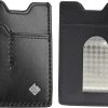 Ocaso EDC Wallet Money Clip Black Leather Knife Holder