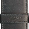Ocaso Storage Pouch Dual Slim - Black Leather