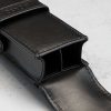 Ocaso Storage Pouch Dual Slim - Black Leather