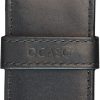 Ocaso Storage Pouch Single - Black Leather