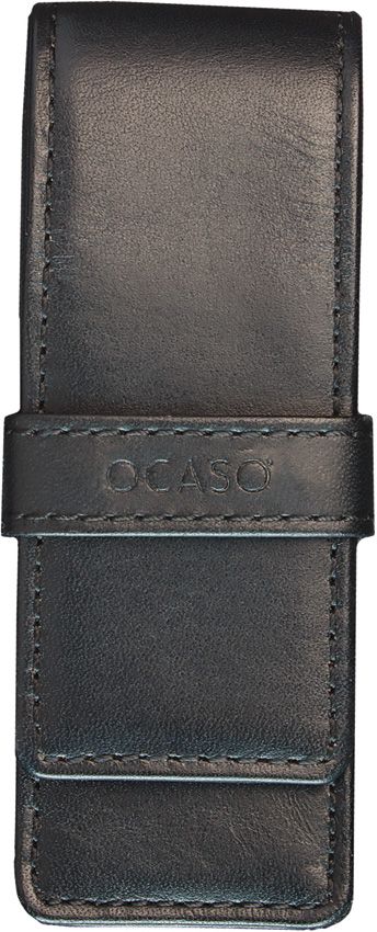 Ocaso Storage Pouch Single - Black Leather